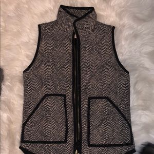J Crew Herringbone Vest
